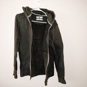 American Giant Green Classic Full Zip Hoody